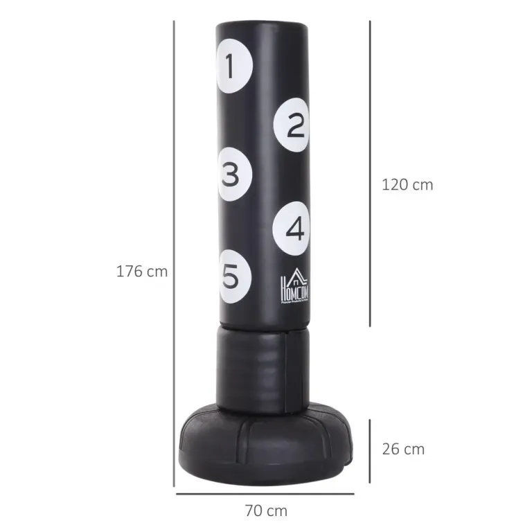 Boxningssäck med Flex-System HDPE PVC EPE Stående 176 cm Fristående