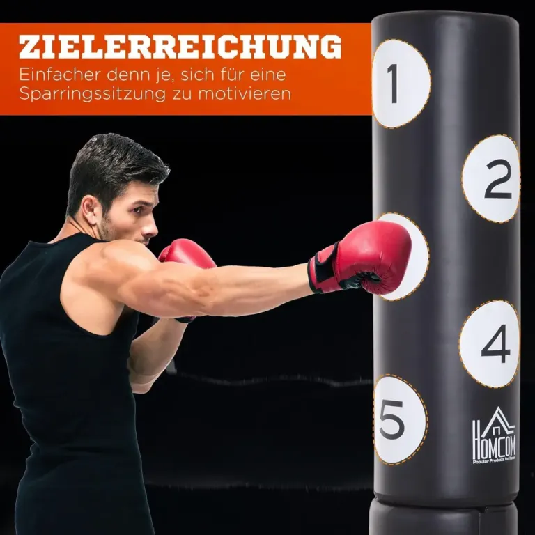 Boxningssäck med Flex-System HDPE PVC EPE Stående 176 cm Fristående
