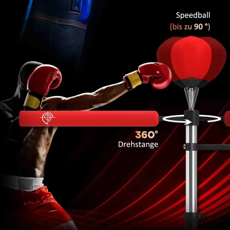 Boxningssäck med Höjd för Träning och Motion 160–230 cm Boxsäck Stål