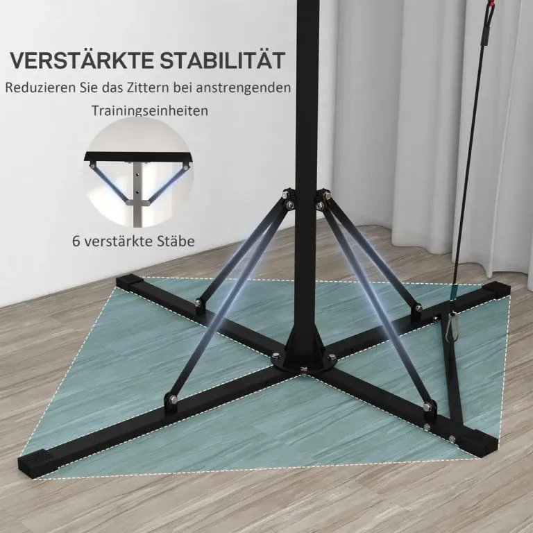 Boxningssäcksställ med Speedball –220 cm Stativ Metallram