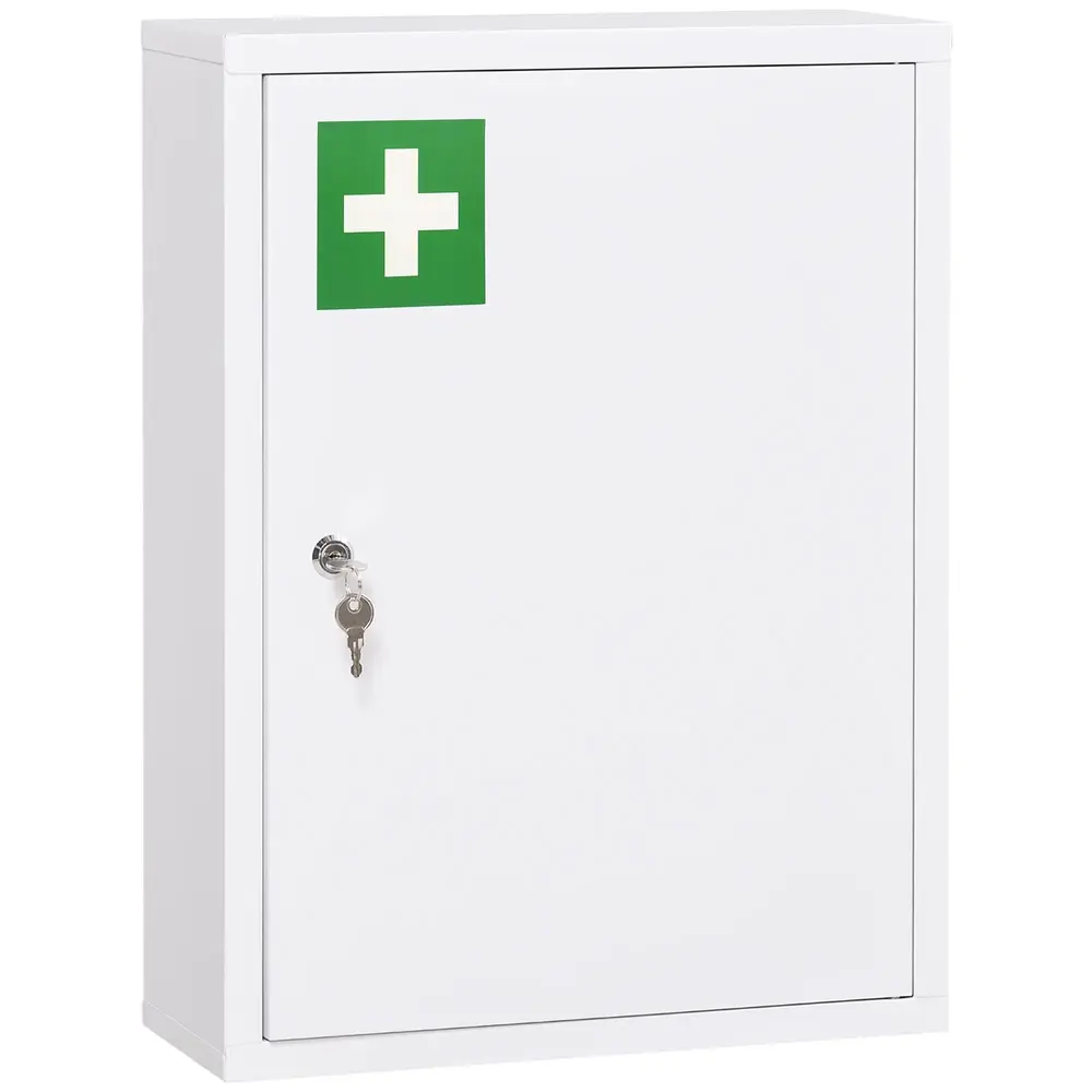 Låsbart Medicinskåp för Vägg Säkert 40 x 15 x 53,5 Cm