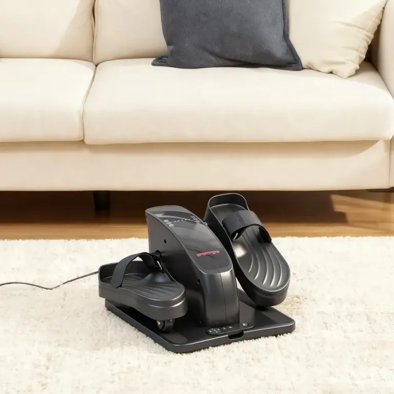 Elektrisk Mini-Pedaltränare med 12 Hastigheter, Svart