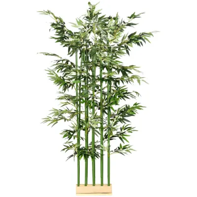 Konstgjord Växt Bambu Grön av Plast Konstträd i 180 cm