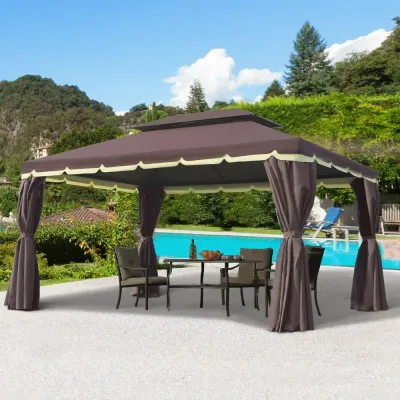 Stort Partytält med Myggnät Rymlig 390 x 290 x 280 cm