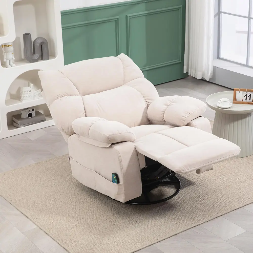 Massagestol med Värme- 98 x 90 x 98 Cm