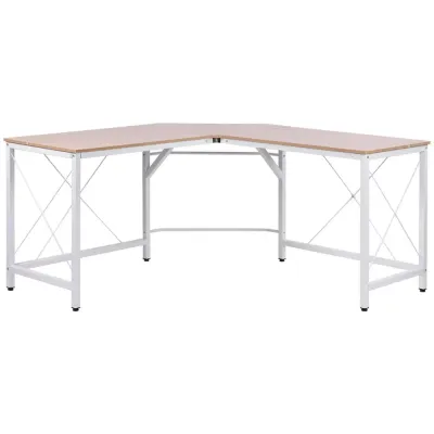 L-format Hörnskrivbord 150 x 150 x 76 cm, Brun