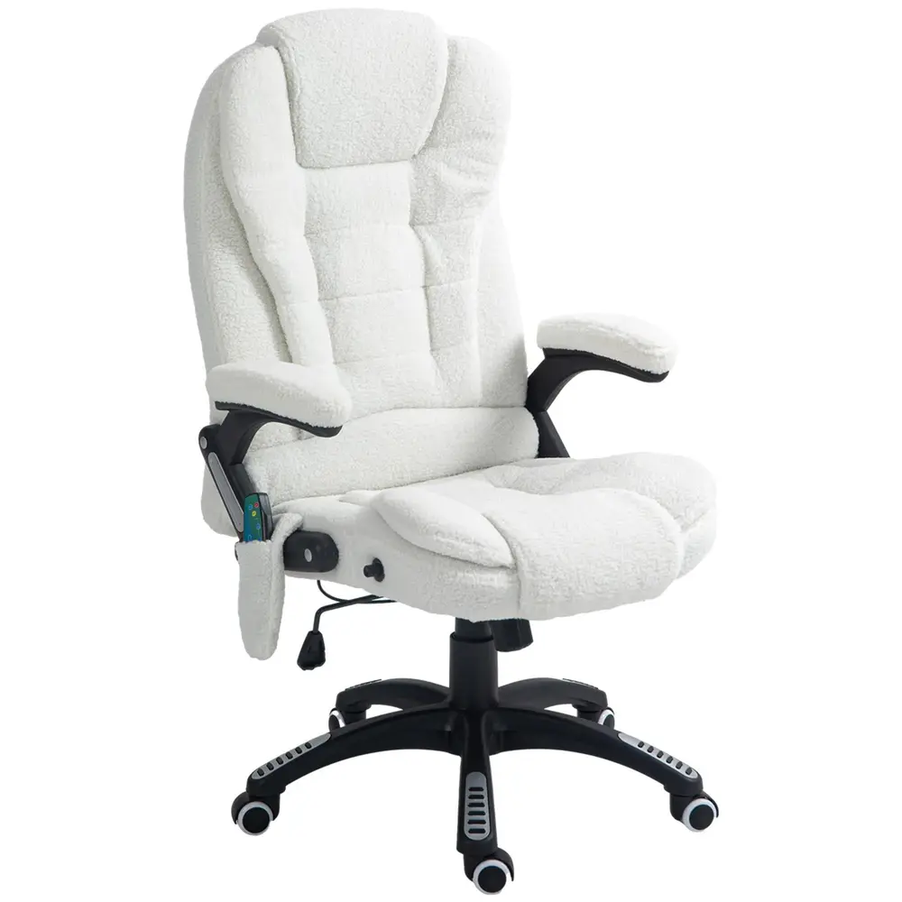Kontorsstol Chefsstol Vit av Teddy 67 x 74 x 107-116 Cm