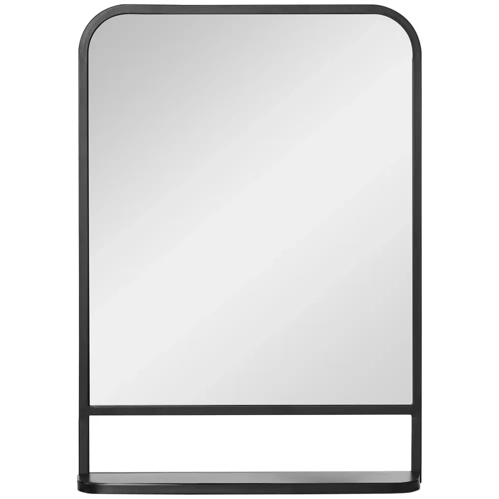 Rektangulär Väggspegel med Hylla Spegel 70 x 50 Cm