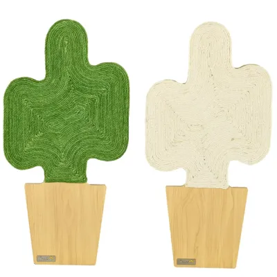 Väggmonterade Klöspelare 2-Pack, Kaktusdesign