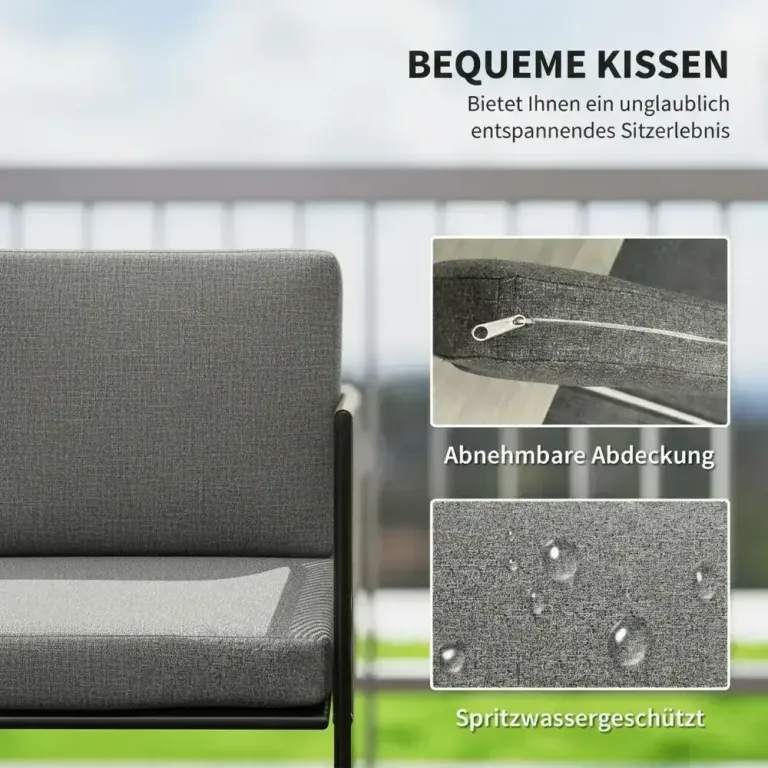 Trädgårdsmöbelset i Konstrotting Loungeset 116x60x69 cm