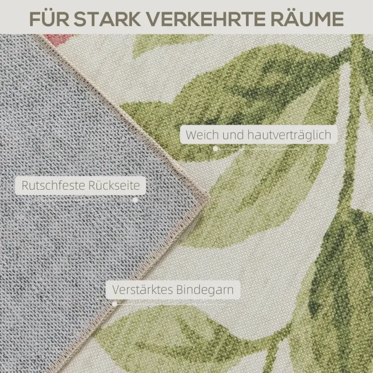 Country Rug Mångsidig i Polyester Lättskött Färgglad
