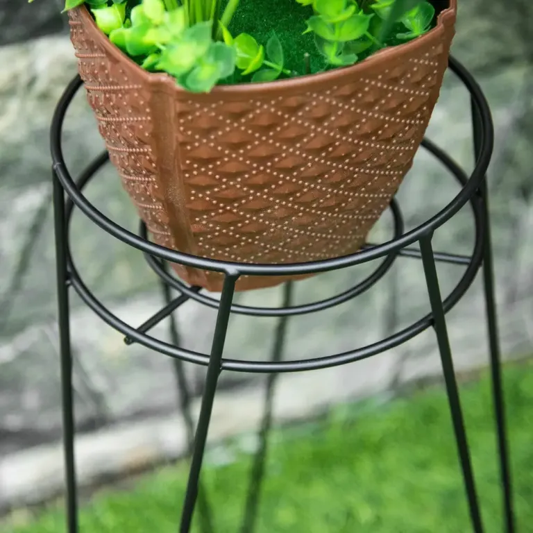 Blomställ i Metall 3-Pack Dekorativa Växtställ 16 cm