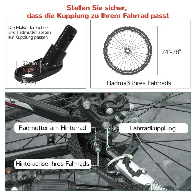 Cykelkärra för Barn 2-i-1 Säker Barnvagn Cm Cykelvagn Joggingvagn