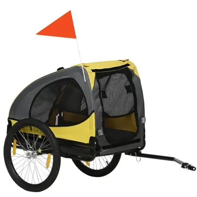 Cykelkärra för Hund Säker Transportvagn Hundvagn Stalram