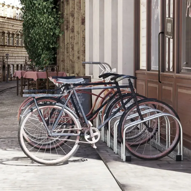 Cykelställ Flexibelt för 5 Cyklar 130 x 33 x 27 Cm