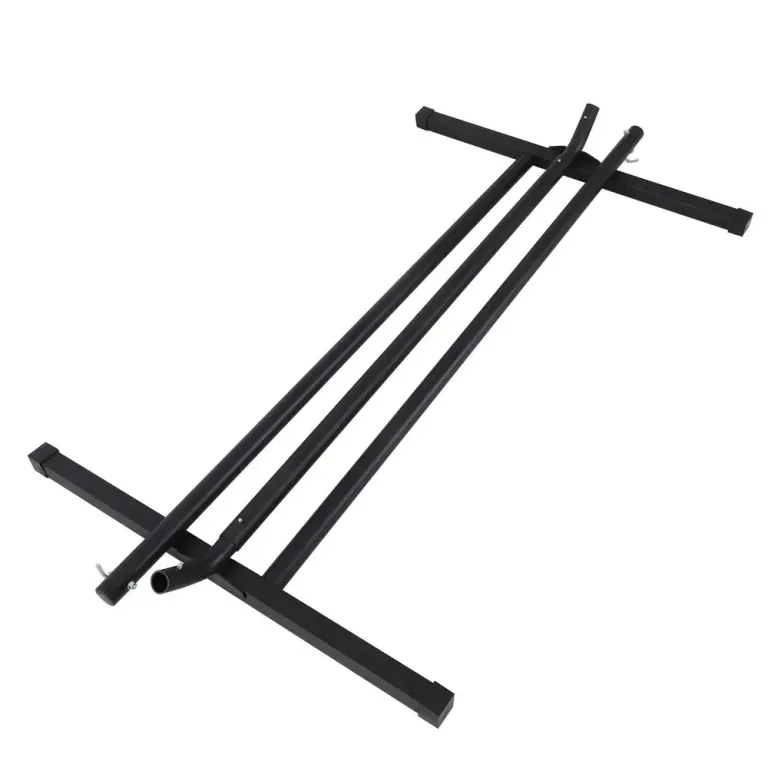Hängmattsram Metall med Krokar Upp till 360 x 92 x 115 cm