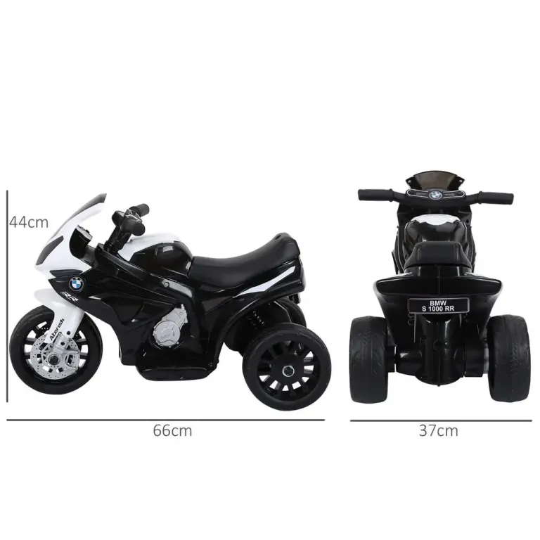 Elektrisk Sportmotorcykel för Barn 66 x 37 x 44 cm, Svart