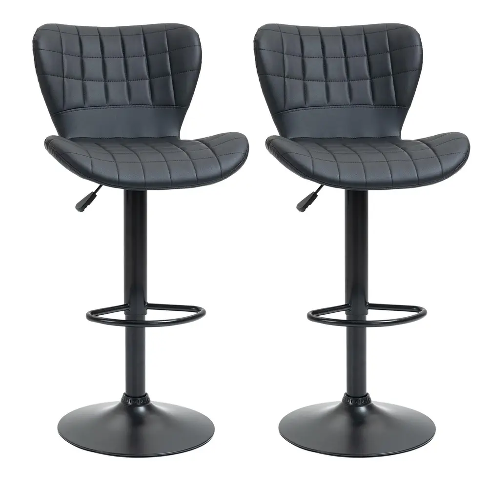 Barstolar i Retro- 2-Pack Snurrbara 47 x 51,5 x 89-109 Cm