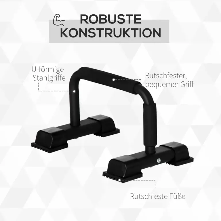 Dip Bars Set 2 Dip Stations Upp till 120 kg Push Stål Vardera