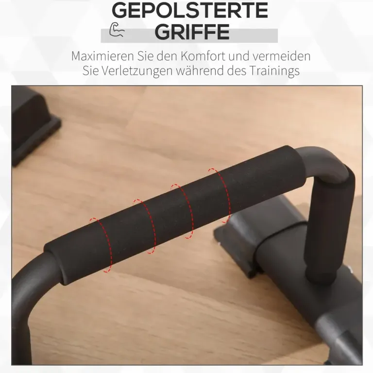 Dip Bars Set 2 Dip Stations Upp till 120 kg Push Stål Vardera