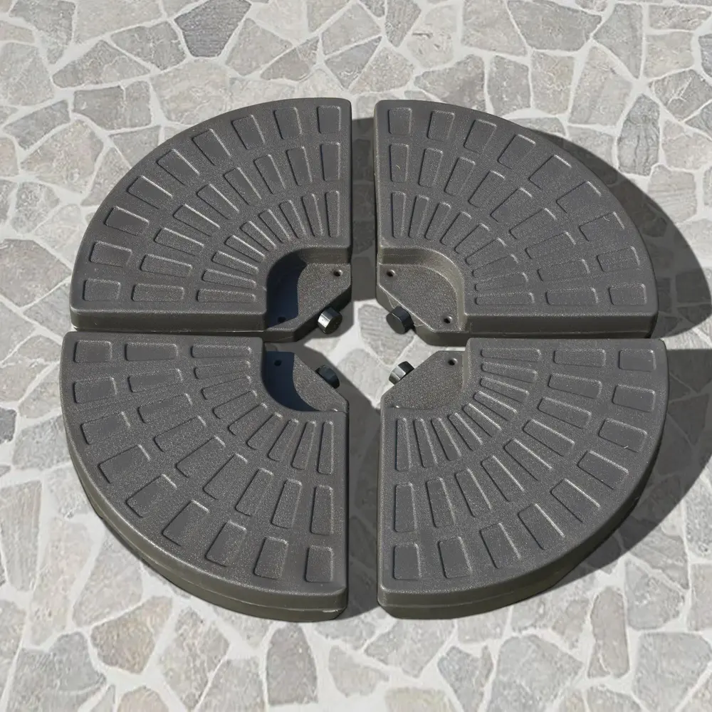 Fyllbar Parasollfot Paraplystativ i 100 x 100 x 10,5 Cm