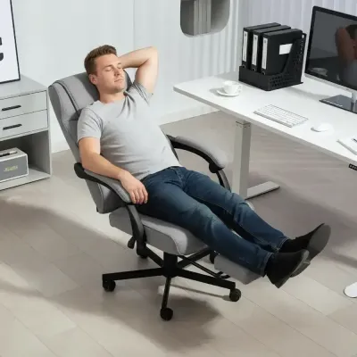Ergonomisk Kontorsstol med Massagefunktion Liggande
