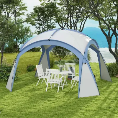 Lusthus Paviljong Event Shelter Blå 3,5 x 3,5 m