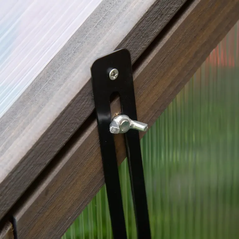 Drivbänk Miniväxthus Kallram med Lock Grå Ventilationshål
