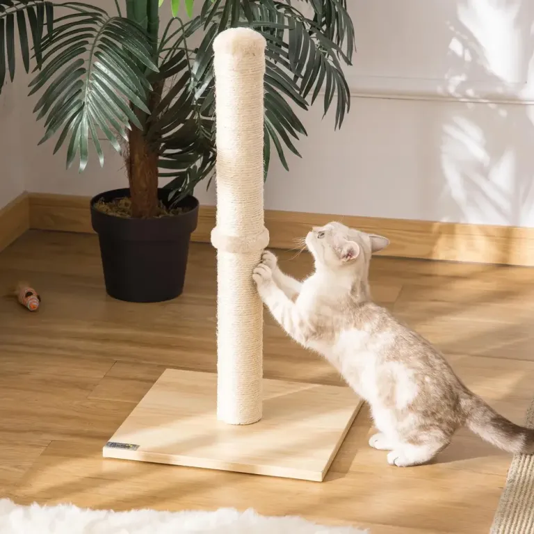 Klöspelare i Sisal med Lekboll Klösträd 60 cm