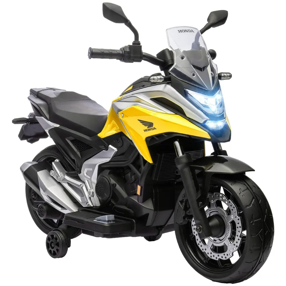 Elektrisk Barnmotorcykel Honda 3 Km/h med Musik och Ljus