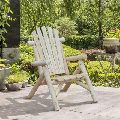 Adirondackstol Hållbar Natur Lärk 83 x 68 x 101 cm