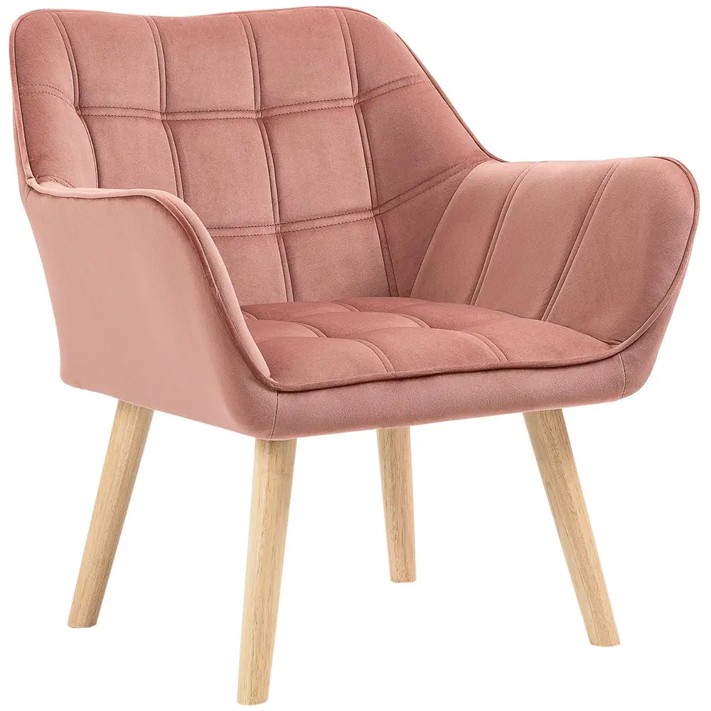 Enkelfåtölj Relaxfåtölj Grå av Sammet 68,5 x 61 x 72,5 Cm