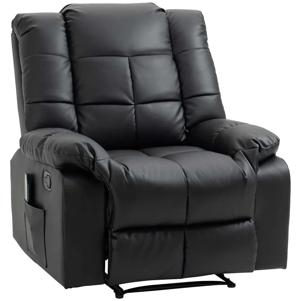 Elektrisk Massagestol i Konstläder 94 x 99 x 99 Cm