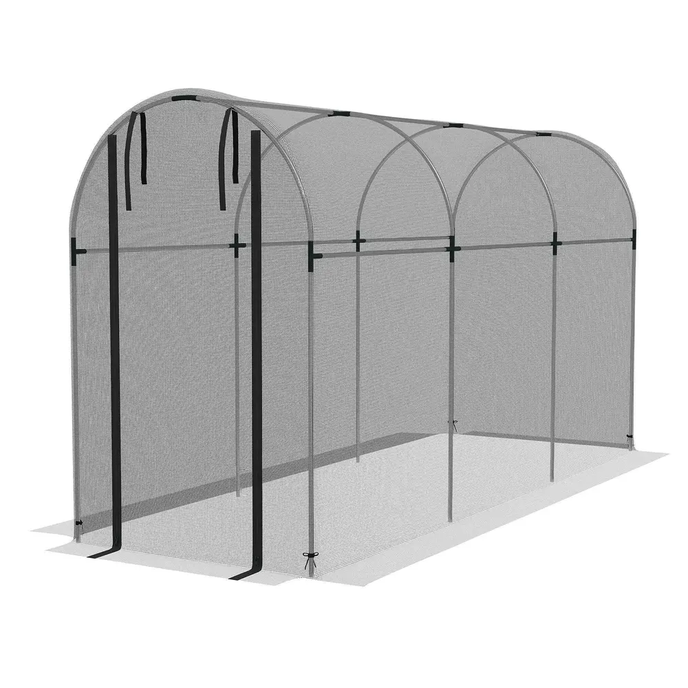 Insektsskyddsnät Trädgårdsnät Svart av HDPE 1,2 x 3,6 M