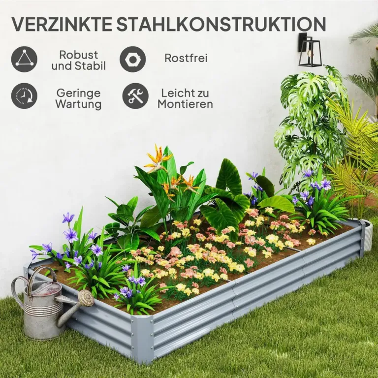Upphöjd Odlingskrage Planteringslåda med Spaljé Trä