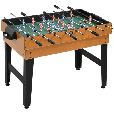 Multispelbord Natur Svart av Stål och MDF för Barn