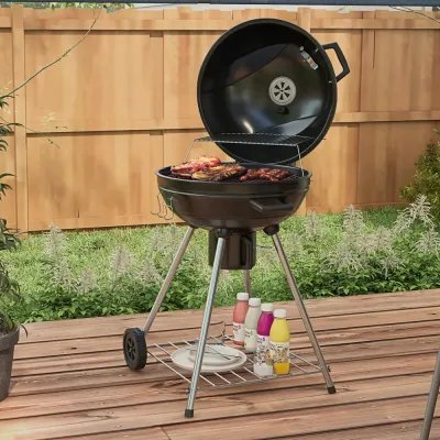 Vattenkokargrill med Ø54 cm Grillgaller 55 x 65 x 89 cm