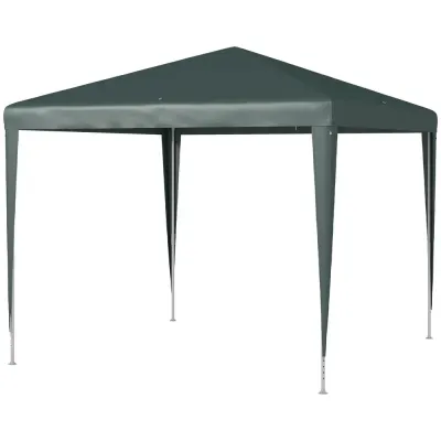 Paviljong med Klicksystem och Rostfri Ram 2,7 x 2,7 m