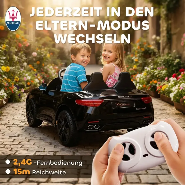 Elbil för Barn 12 v Batteridrift 2-Sits Sportbil Elektriskt Barnbil