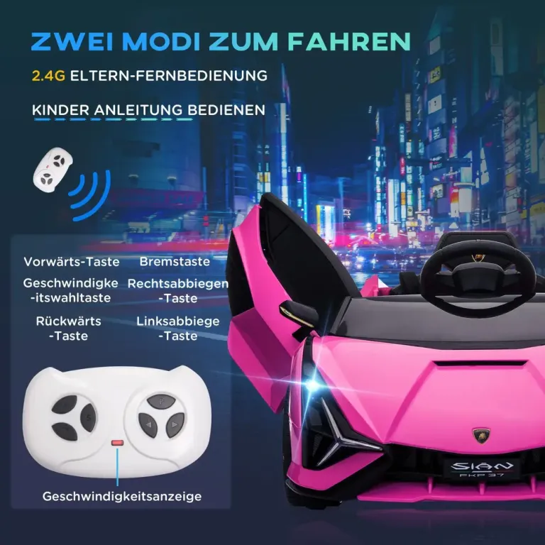 Elbil för Barn Sportbil 3–5 km/h Fjärrkontroll 3–5 Lamborghini Sian