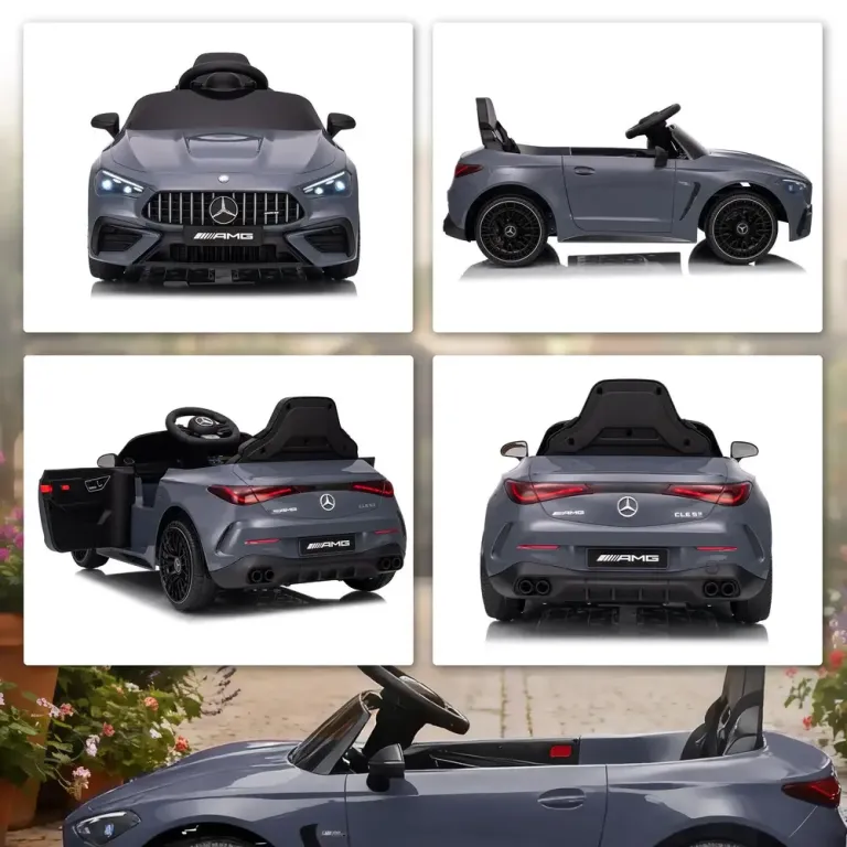 Elbil för Barn Sportig Design 12 v Motorer Mercedes Fjärrkontroll