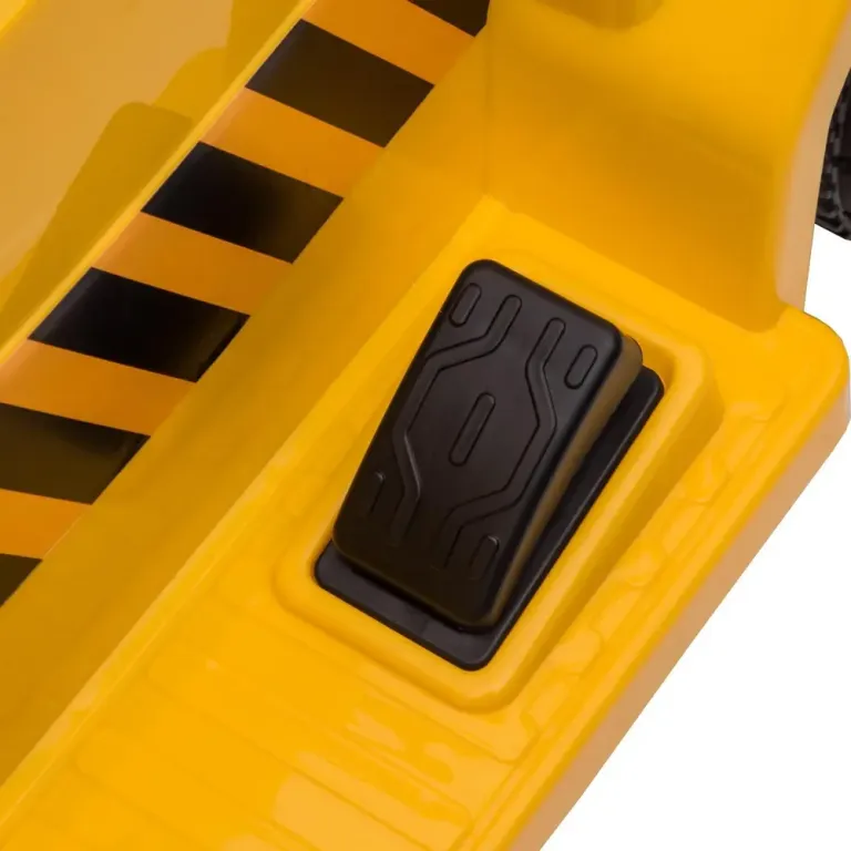 Elektrisk Barntraktor Åkfordon Gul av Plast för Barn 1,5 Elbil