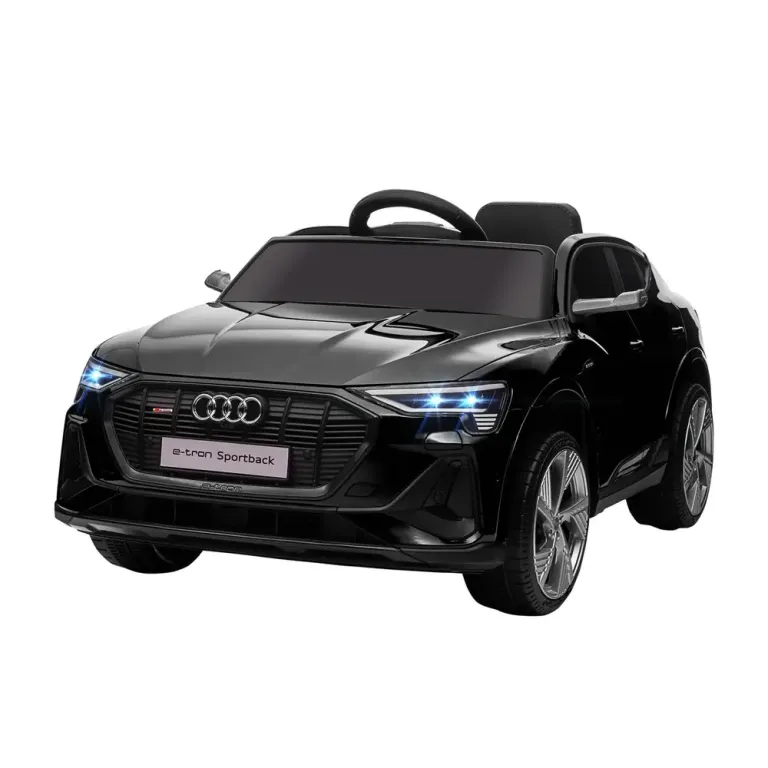 Elektrisk Bil för Barn med Fjärrkontroll Rolig Leksaksbil Elbil Audi