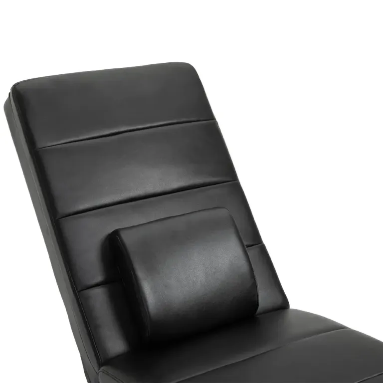 Elektrisk Massagestol i Läder Relaxfåtölj Avslappningsstol Zero