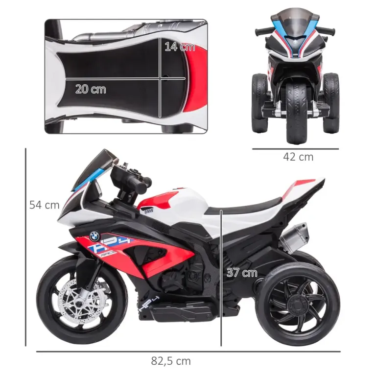 Elektrisk Motorcykel för Småbarn Säker Trehjuling Elmotorcykel