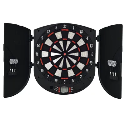 Elektronisk Darttavla med Skåpdörr och 6 Pilar Spel Spelare