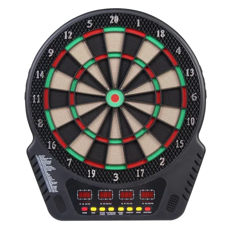 Elektronisk Darttavla med LED-Display och 6 Pilar Automatisk