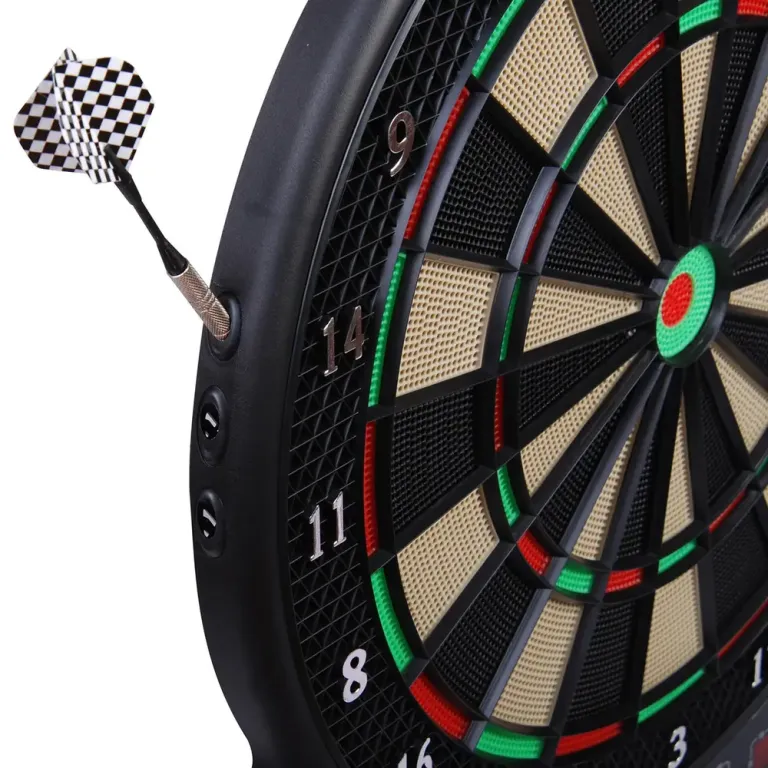 Elektronisk Darttavla med LED-Display och 6 Pilar Automatisk