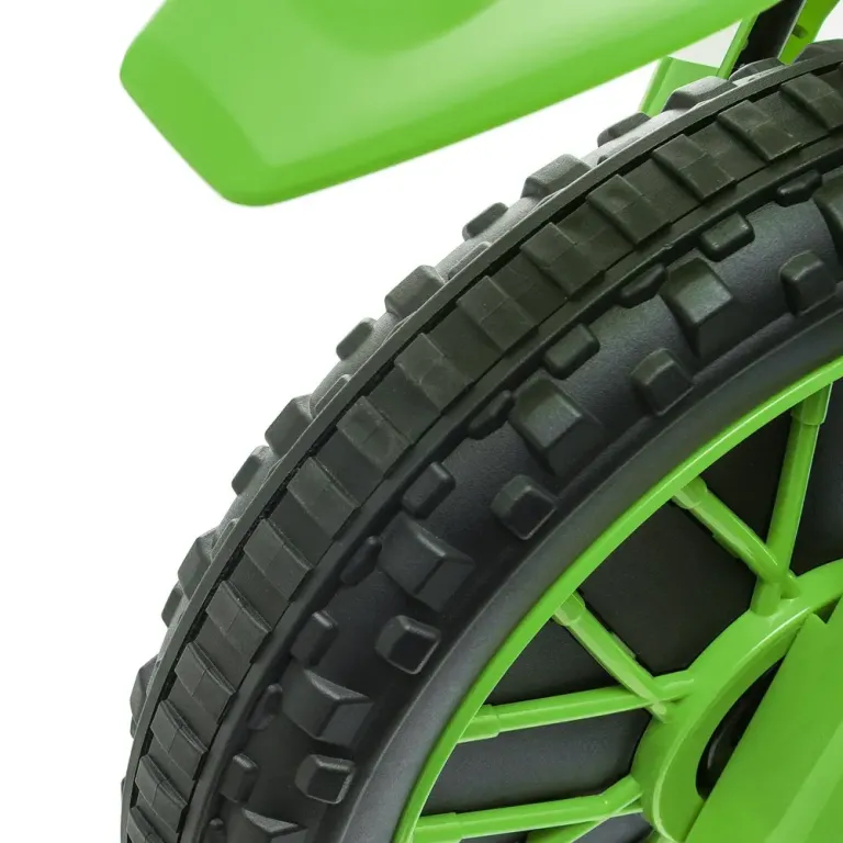 Elmotorcykel för Barn 45 Min Körtid Träningshjul Grön