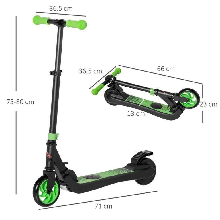 Elsparkcykel 120 w Motor 6 Km Räckvidd för Barn Elektrisk Hopfällbar